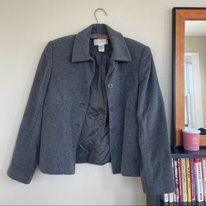 Gray Casual Corner Blazer ⭐